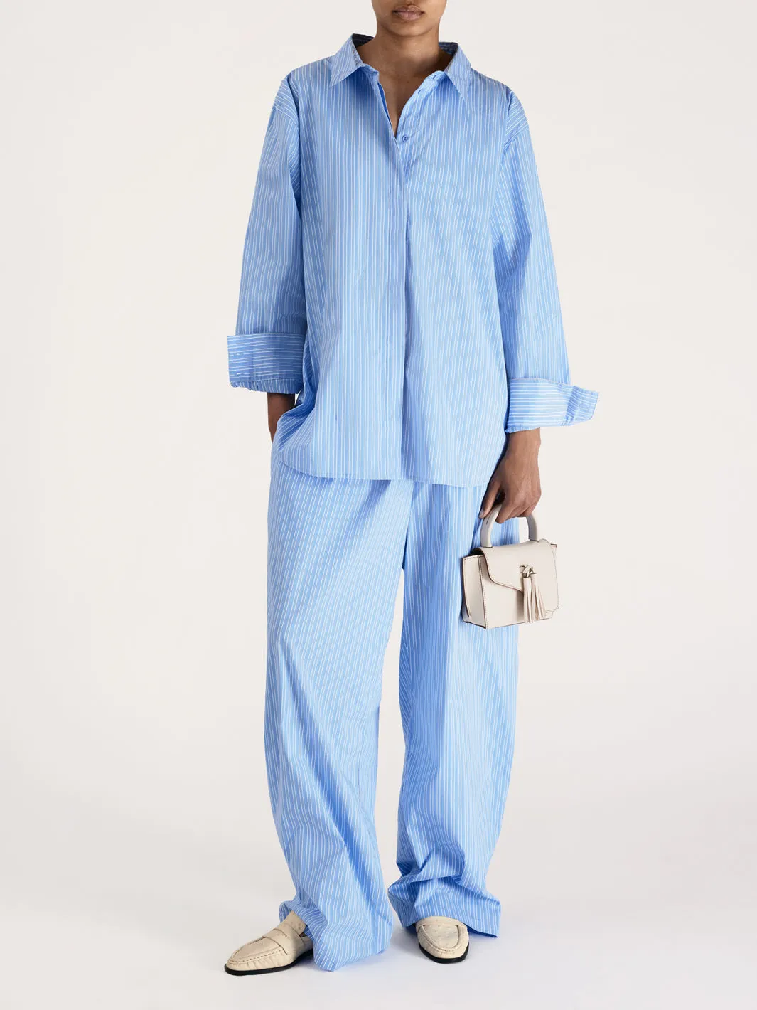 Airola Linen Printed Ostrich Loafers
