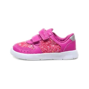Clarks Sneakers Leather Pink Colour For Kids