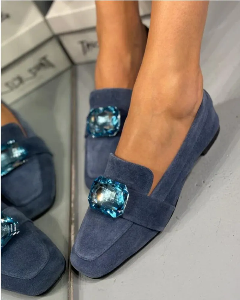 Crystal Loafers
