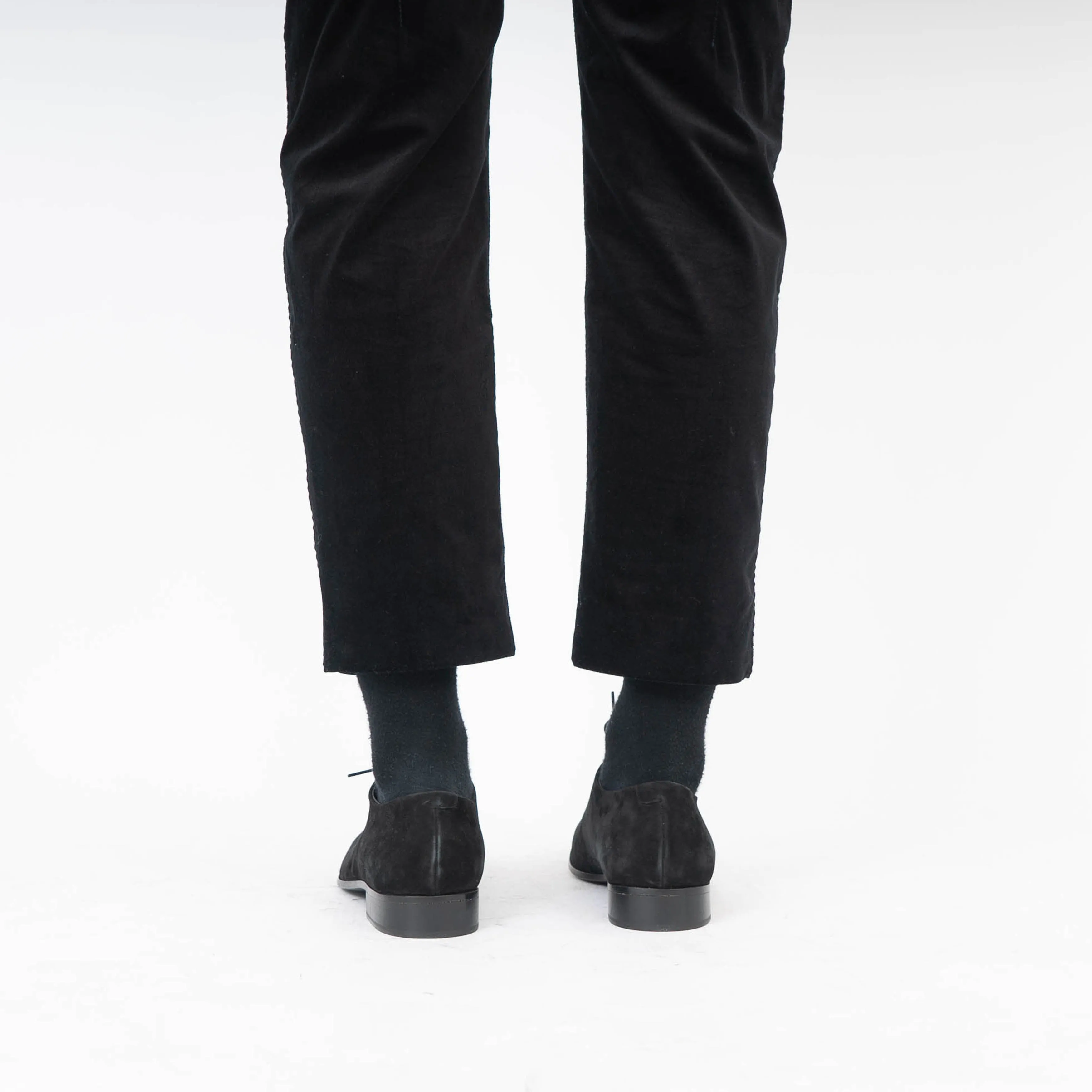FW17 Black Suede Derbys