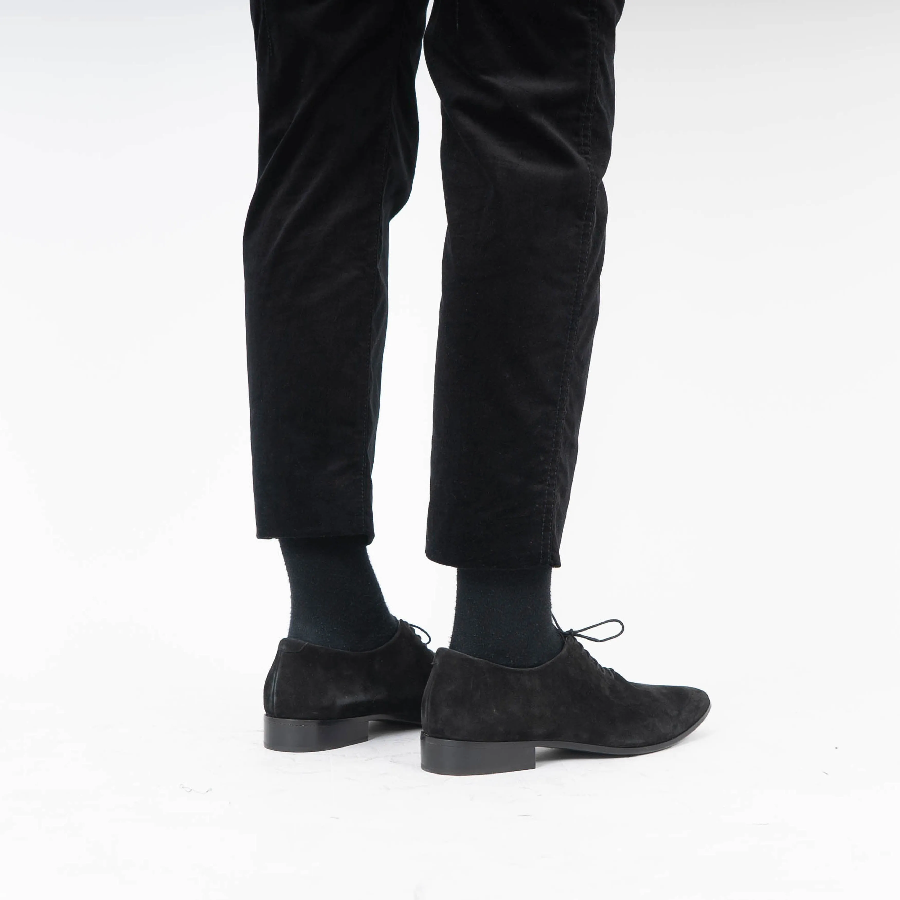 FW17 Black Suede Derbys