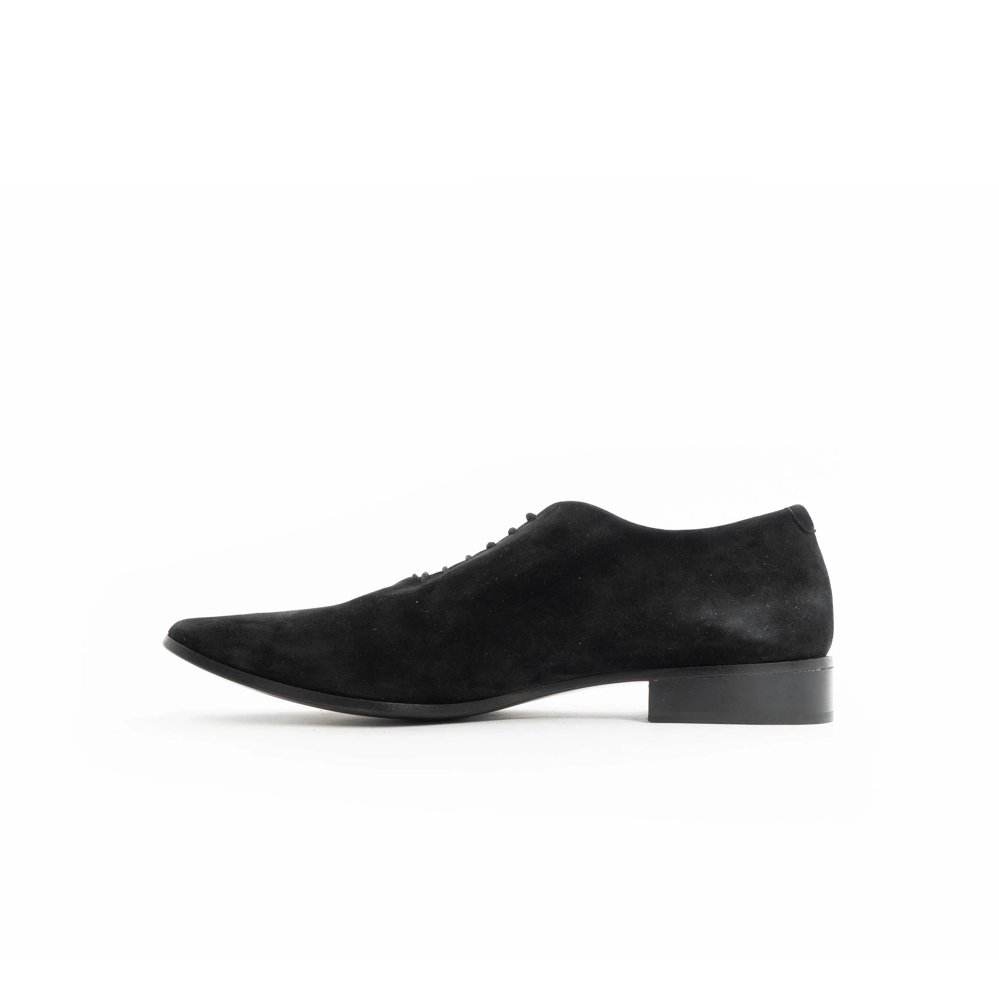 FW17 Black Suede Derbys