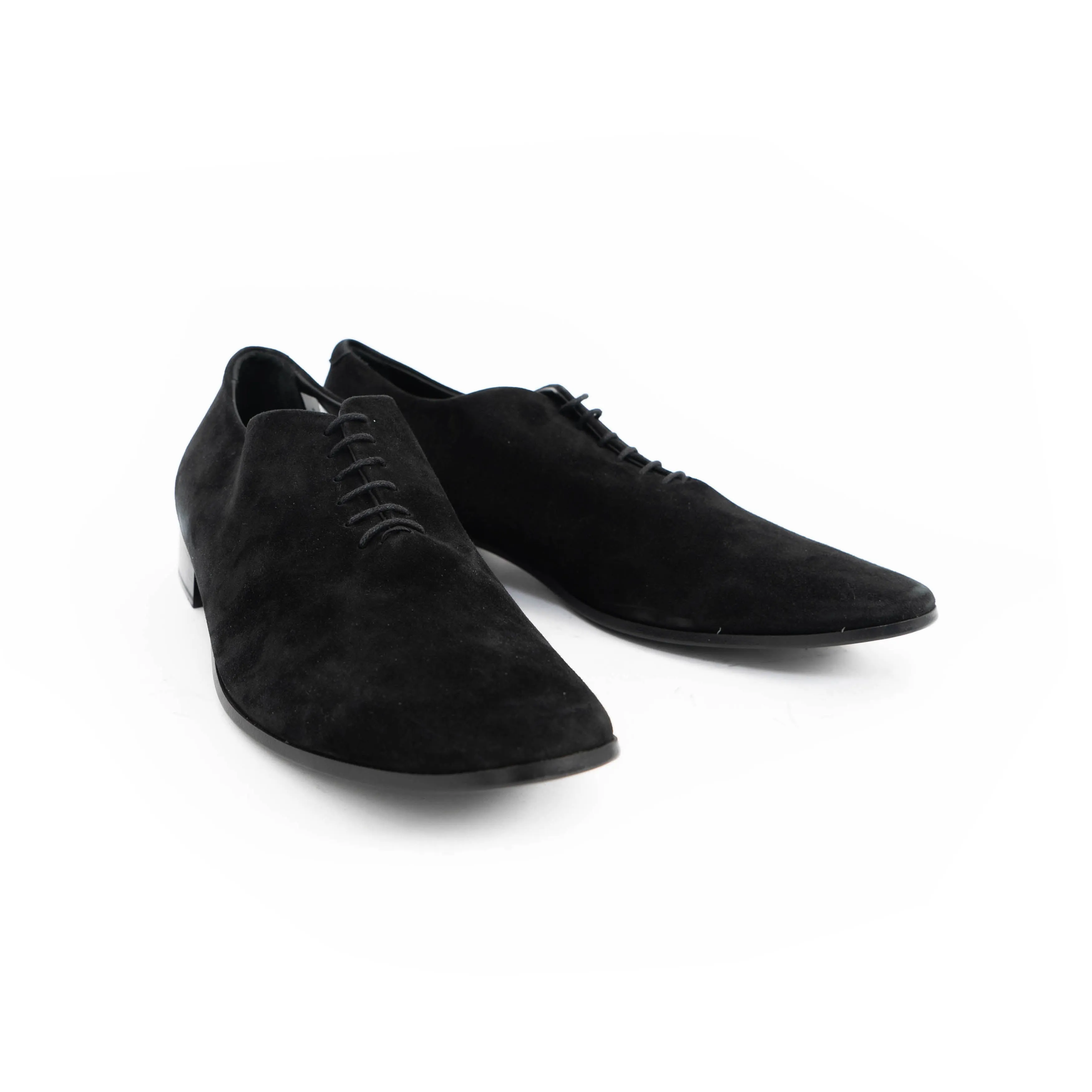 FW17 Black Suede Derbys