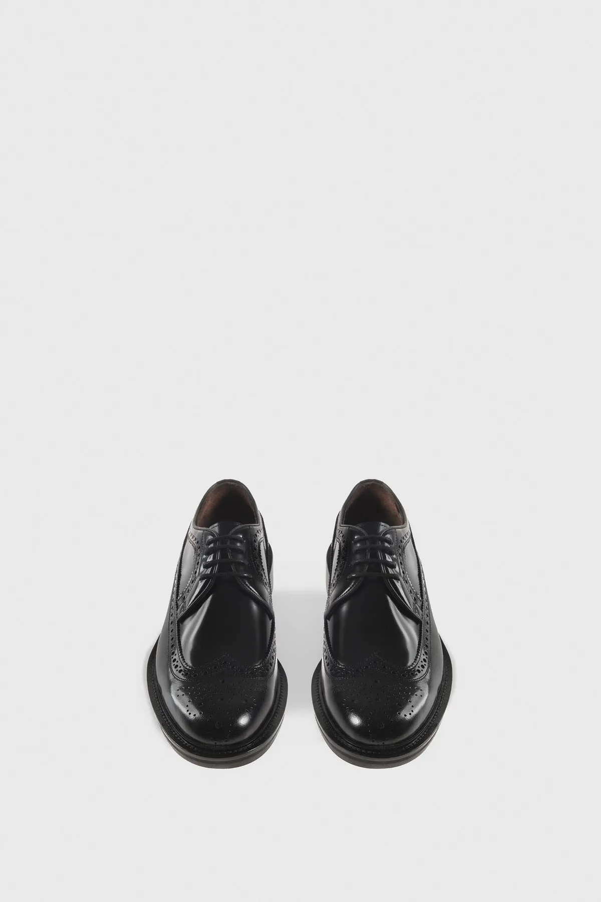 Genuine Leather Men's Classic Black Shoes
