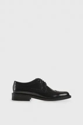 Genuine Leather Men's Classic Black Shoes