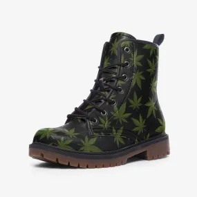 Glorious Leaves Vegan Leather Boots