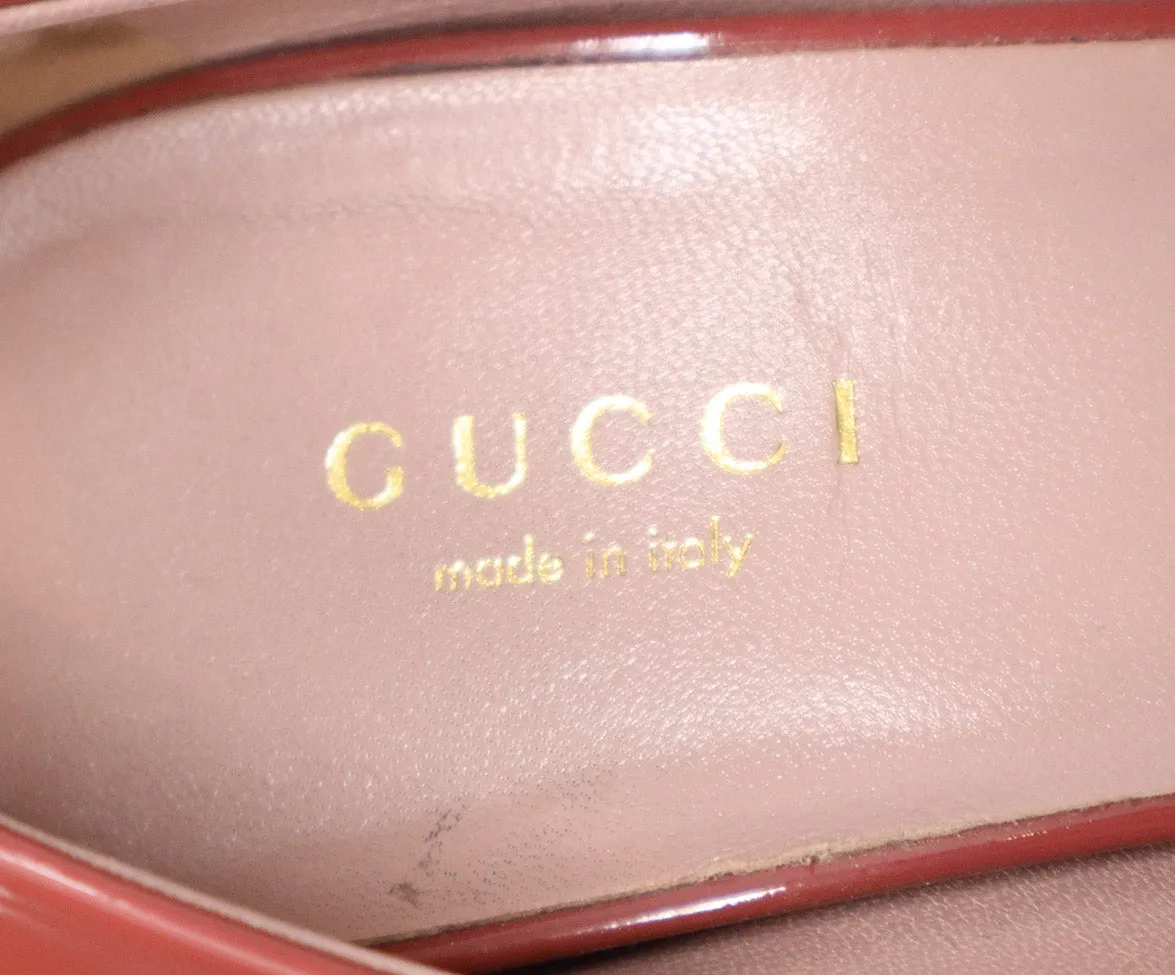 Gucci Pink Leather Heels sz 8