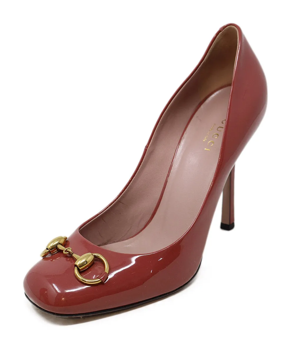 Gucci Pink Leather Heels sz 8