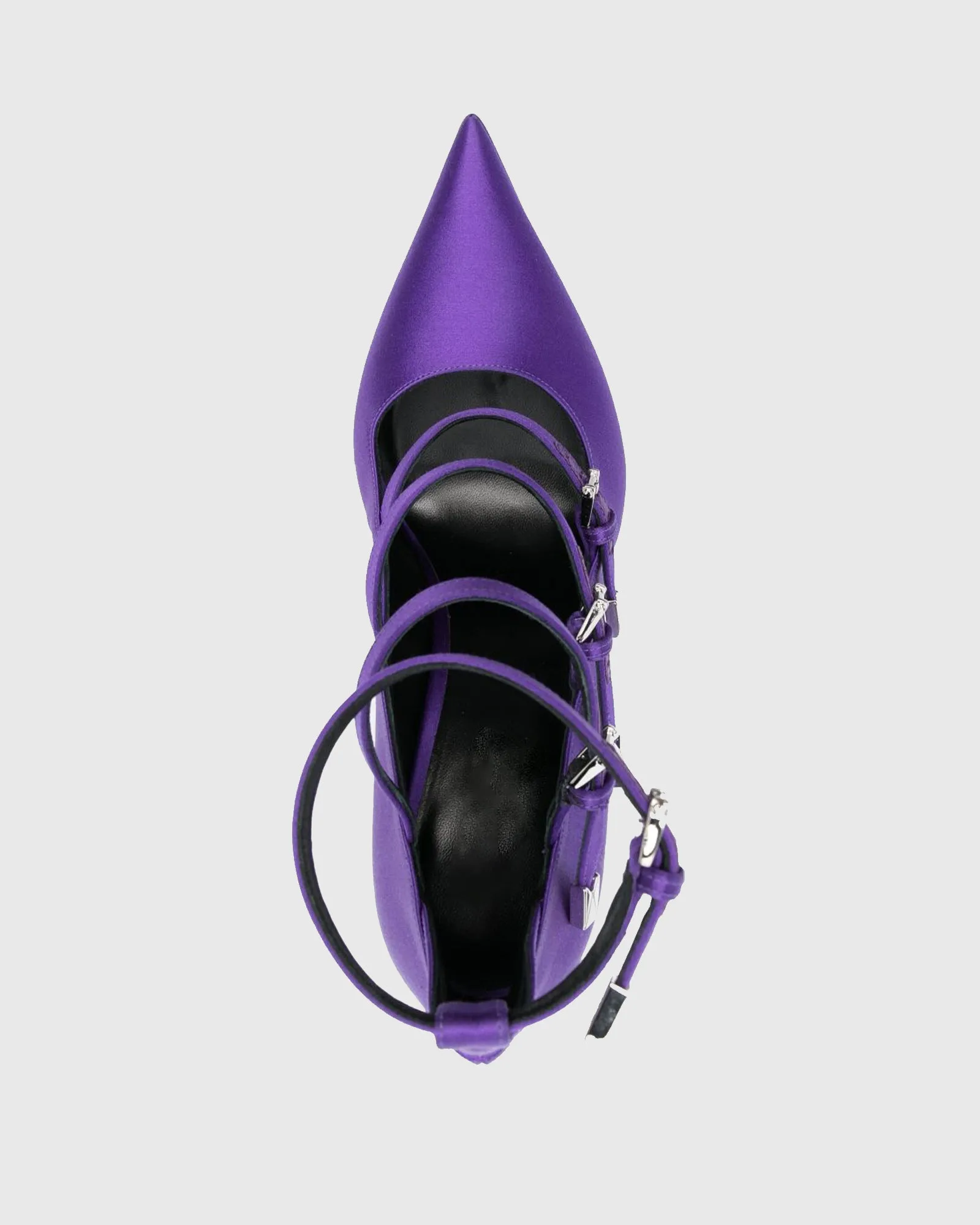 Lena Satin Ribbon Platform Heels