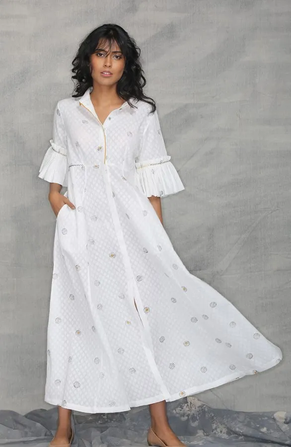 Maxi Dress with Sleeves