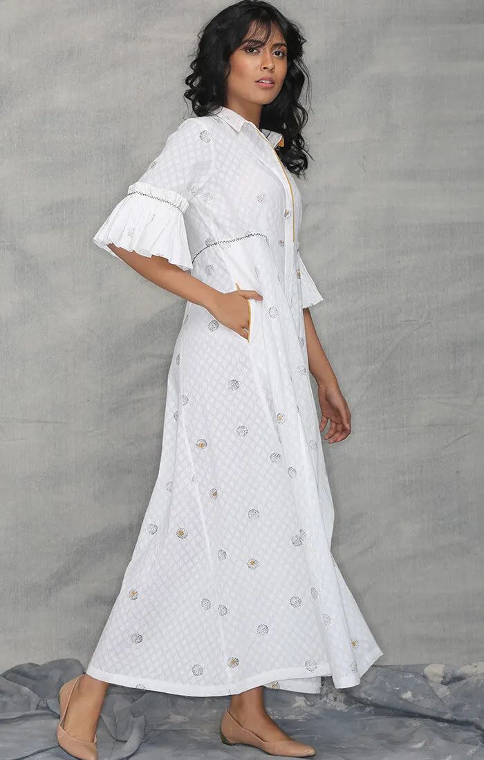 Maxi Dress with Sleeves