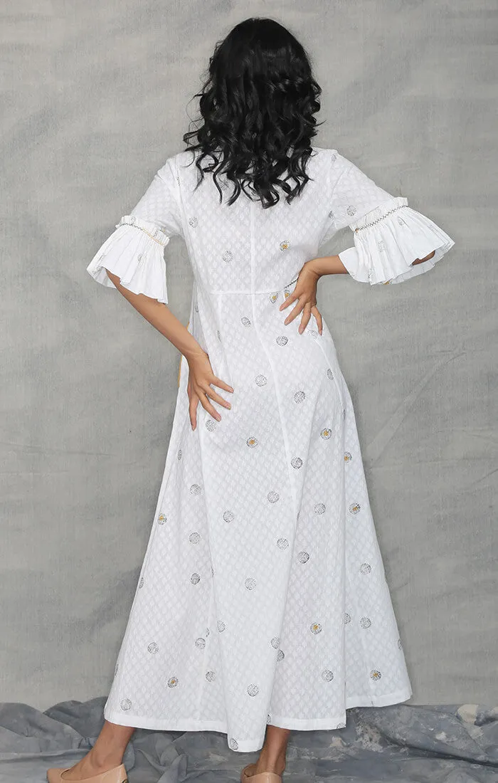 Maxi Dress with Sleeves