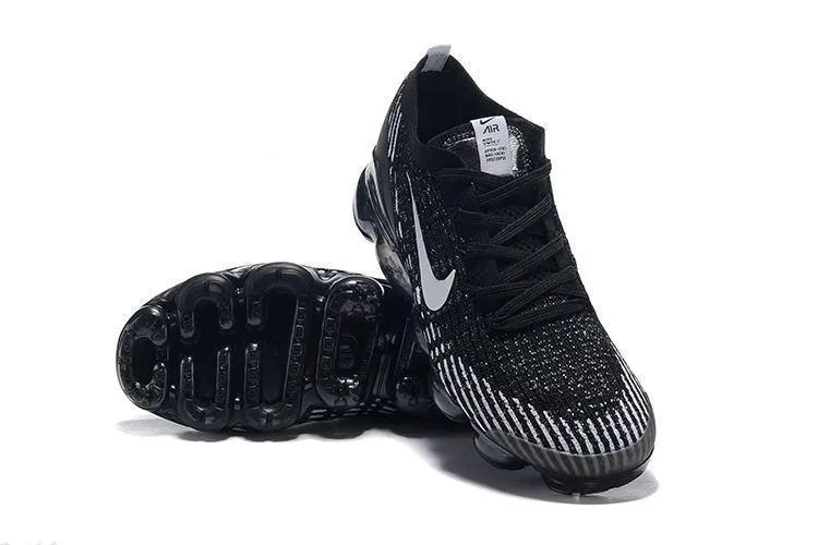 Nike Air Vapormax Flyknit 3 Black White Shoes Sneakers Men !!! CYBER MONDAY SALE !!!