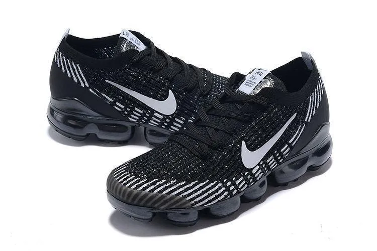 Nike Air Vapormax Flyknit 3 Black White Shoes Sneakers Men !!! CYBER MONDAY SALE !!!
