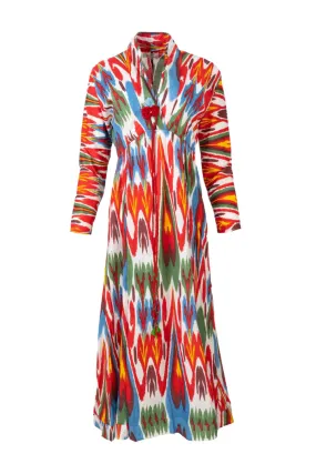 Nora Tassel Dress in Red