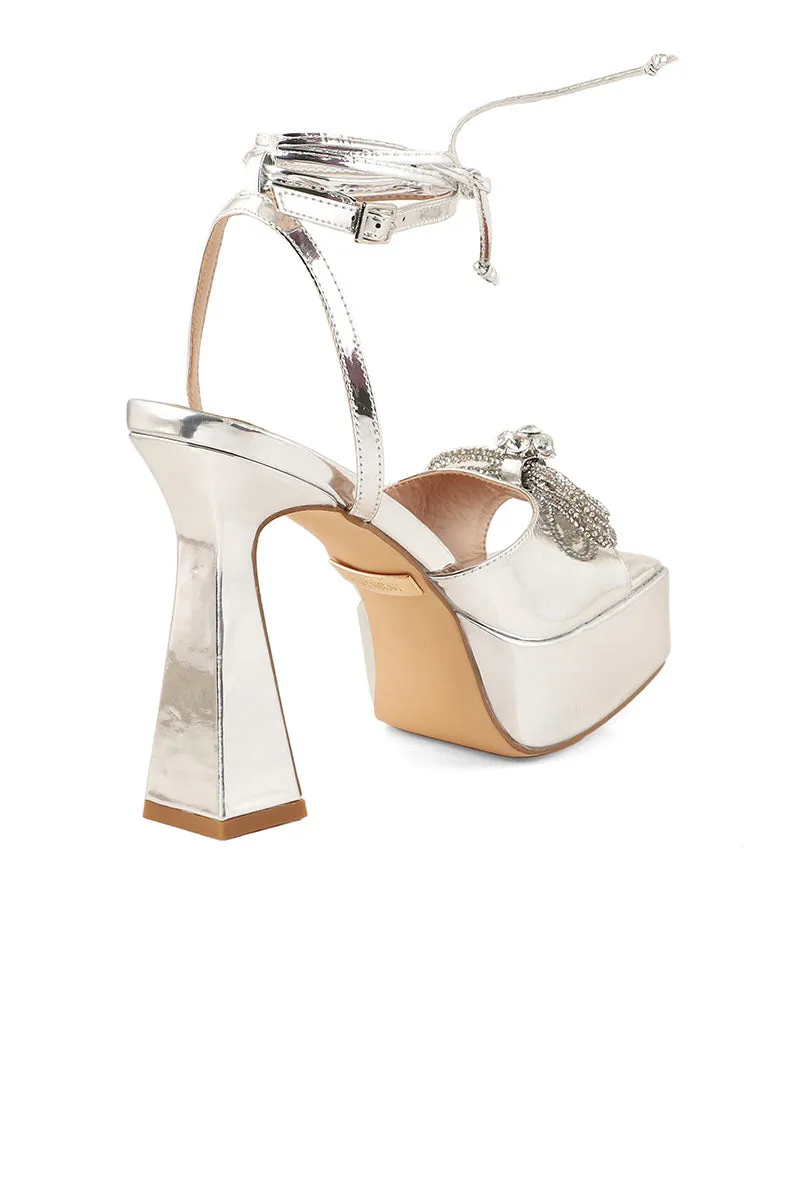 Party Wear Sandal I23454-Silver