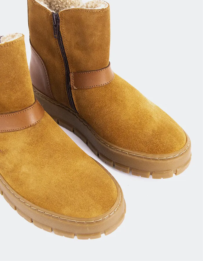 Plorin Cognac Suede