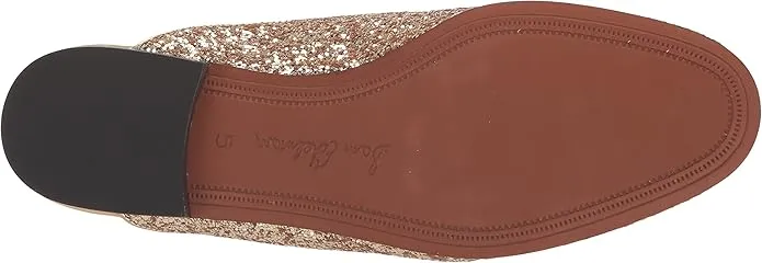 Sam Edelman Linnie Amber Gold Slip On Rounded Toe Flat Dress Fashion Mules Shoes