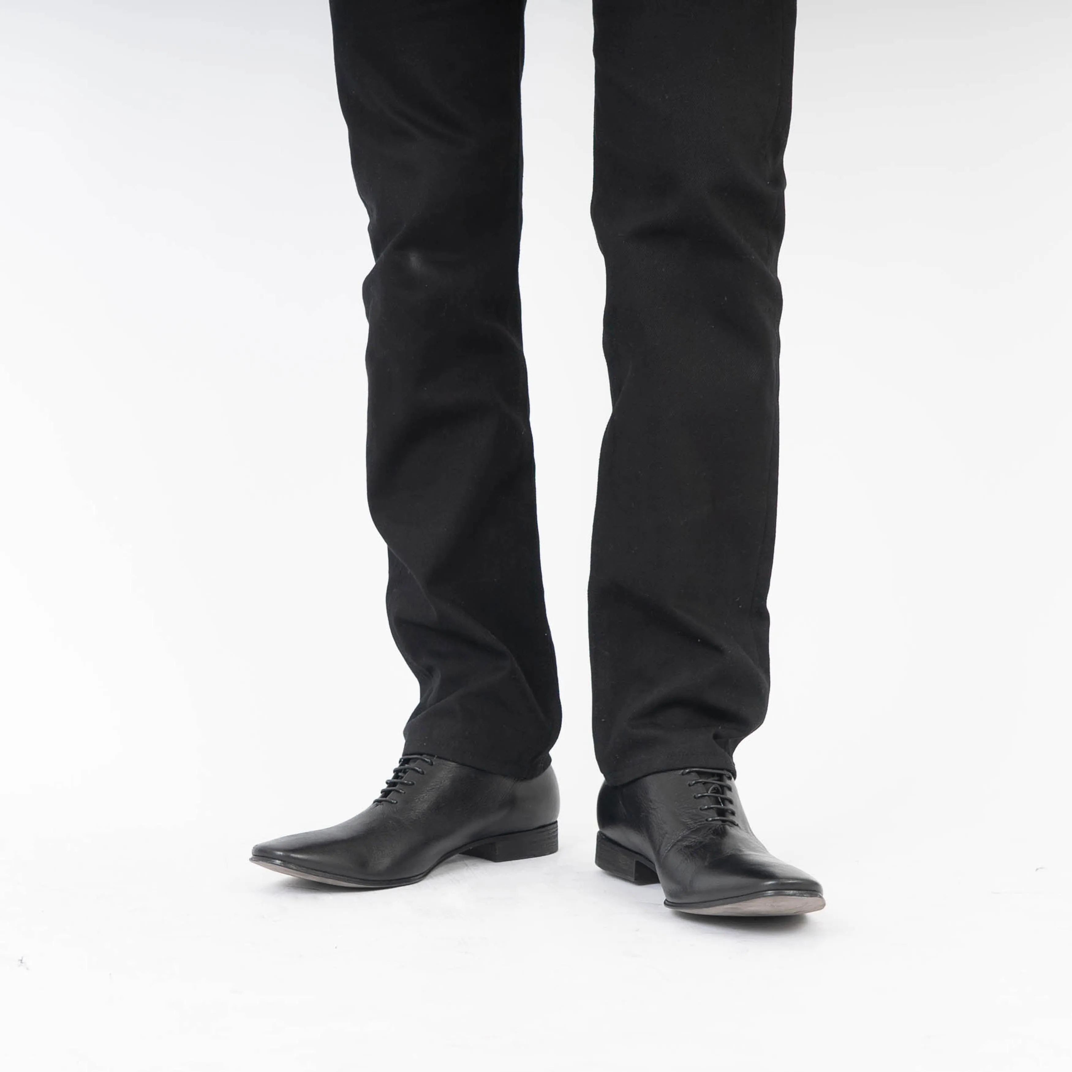SS18 Black Calf Leather Derby