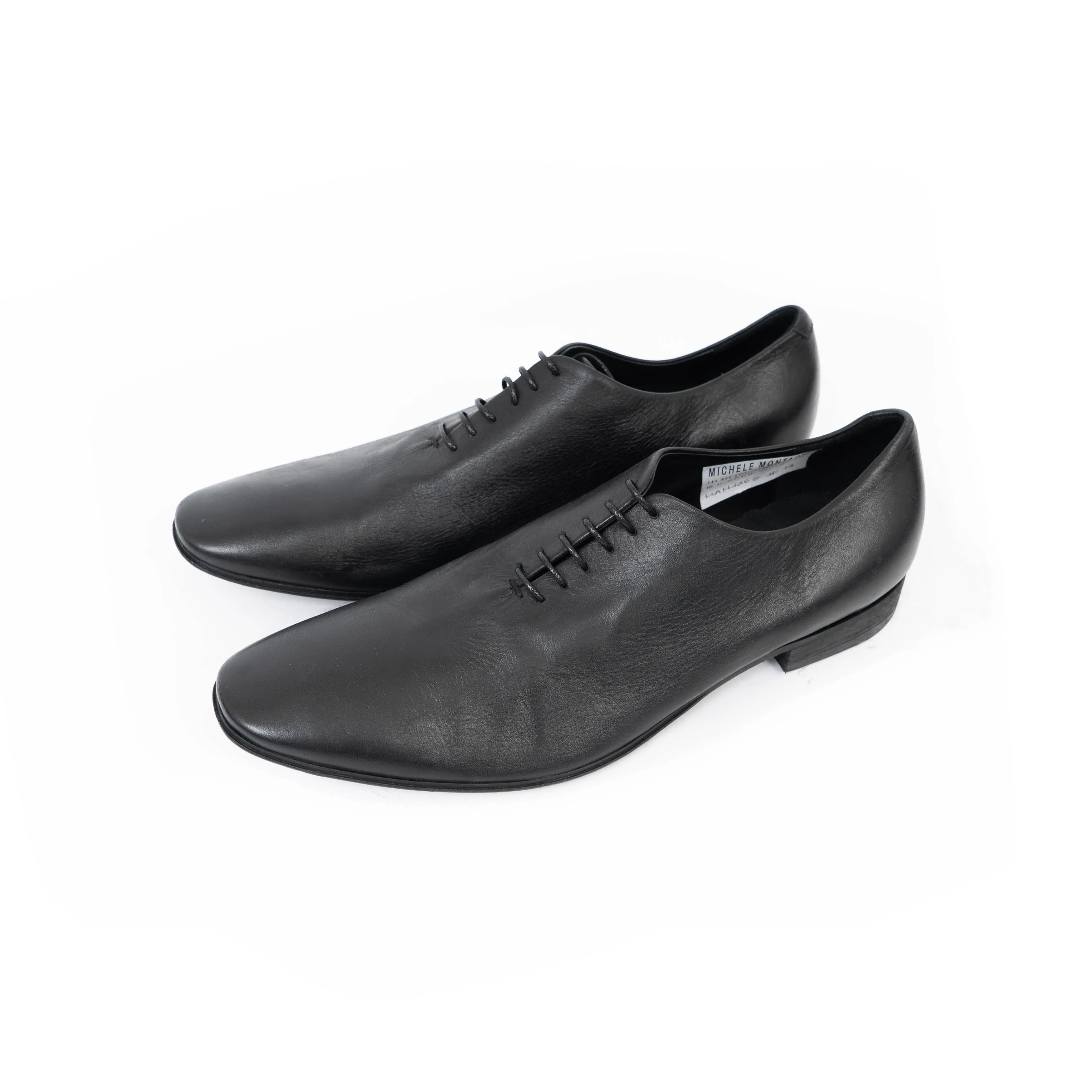SS18 Black Calf Leather Derby