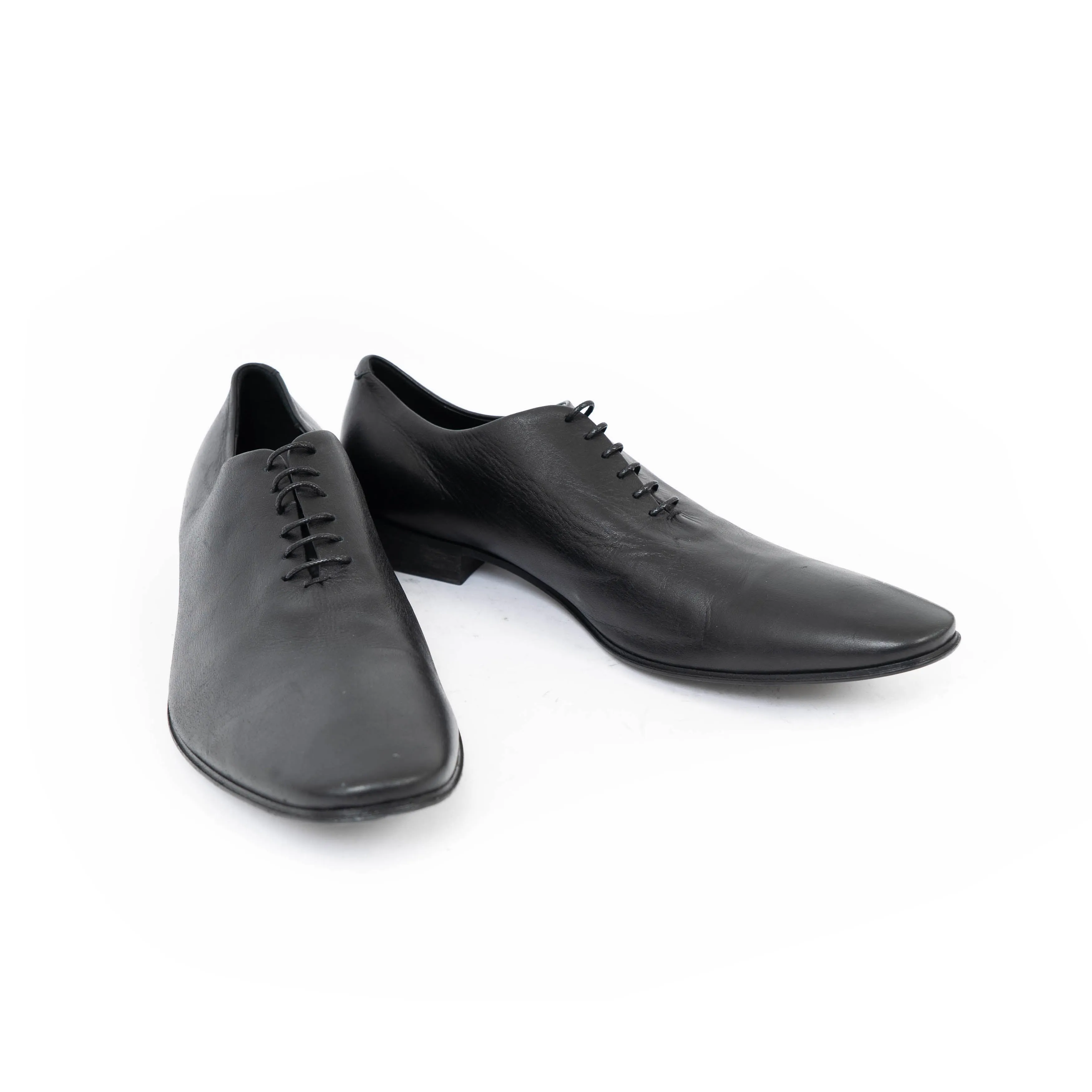 SS18 Black Calf Leather Derby