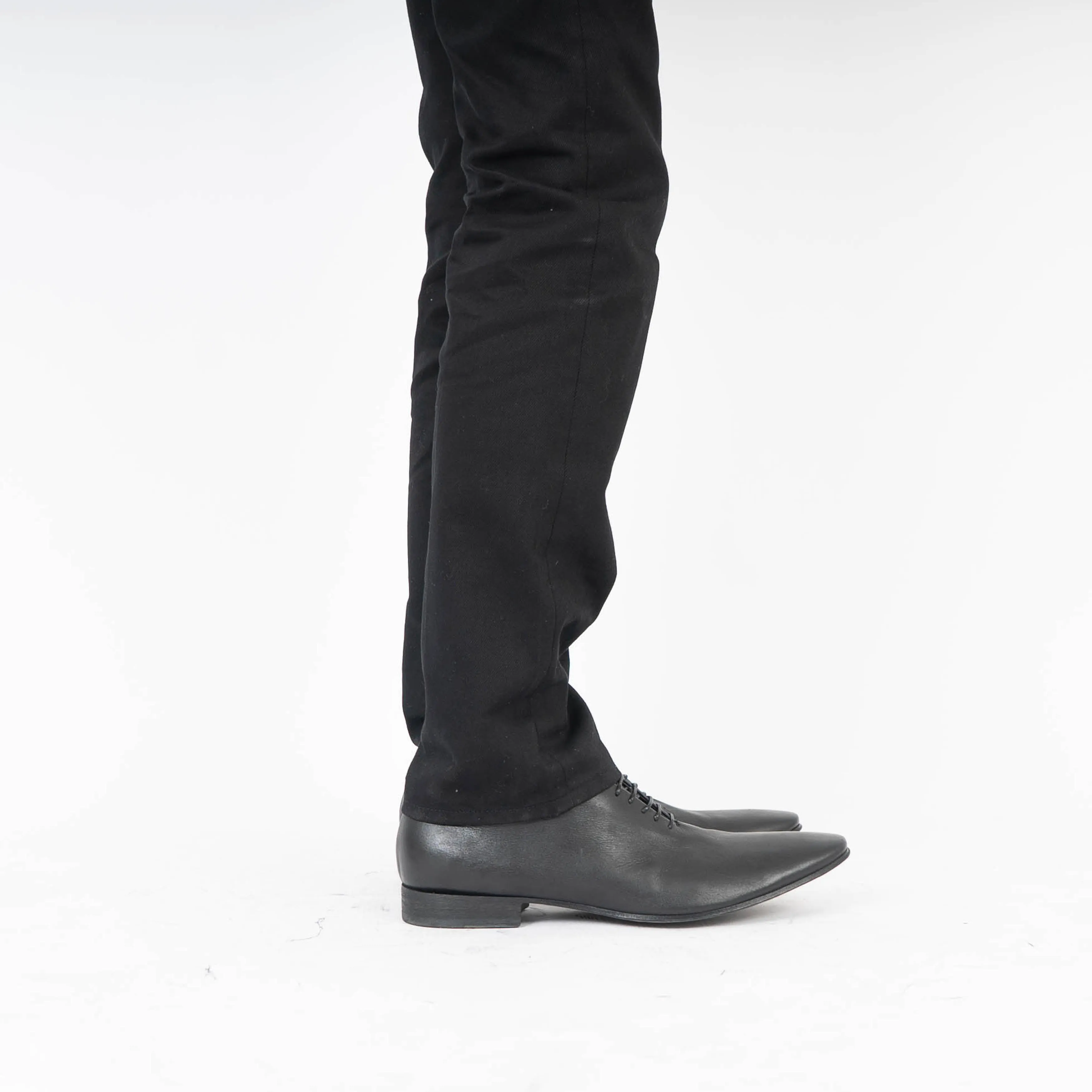 SS18 Black Calf Leather Derby