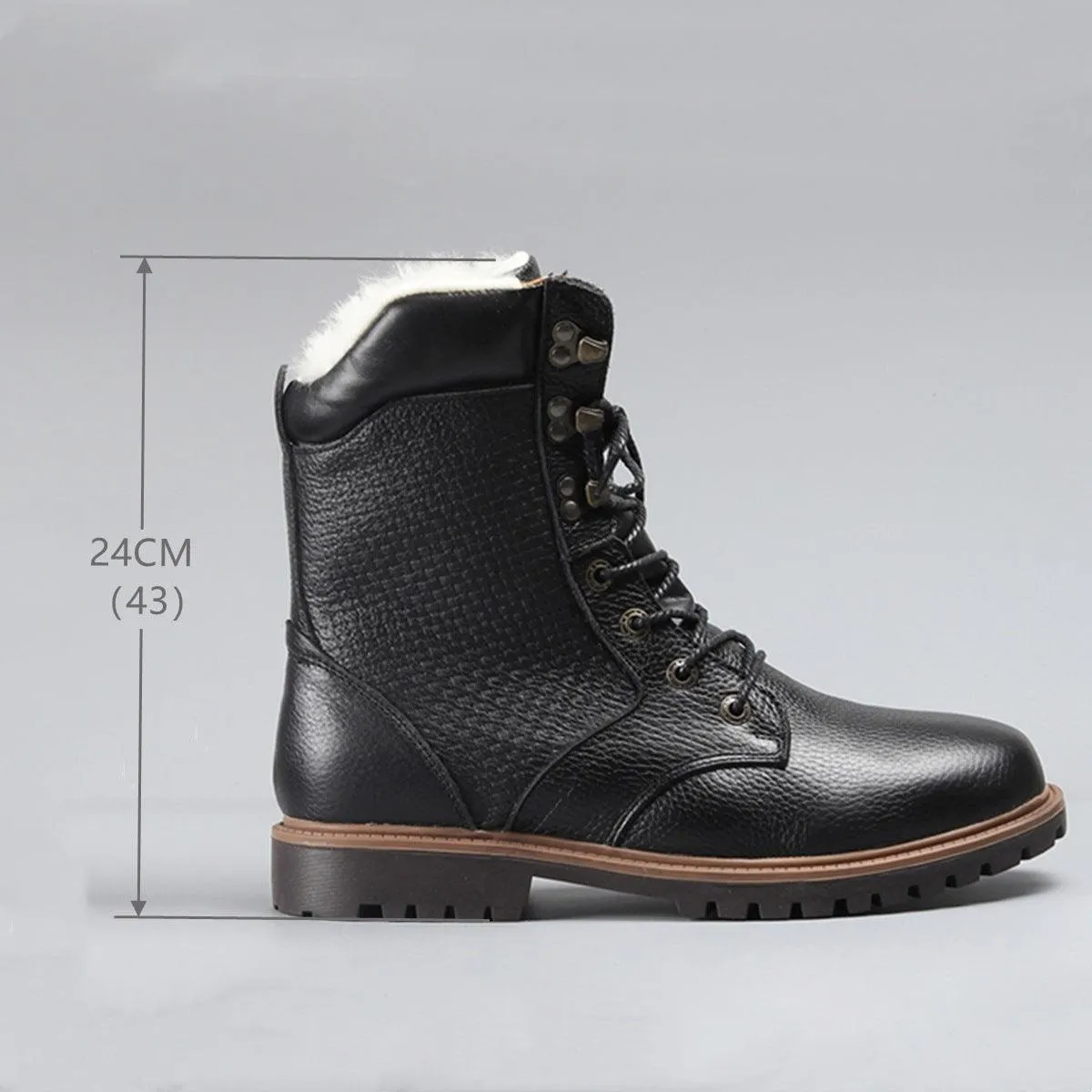 Top Layer Cowhide Upper Boots For Men