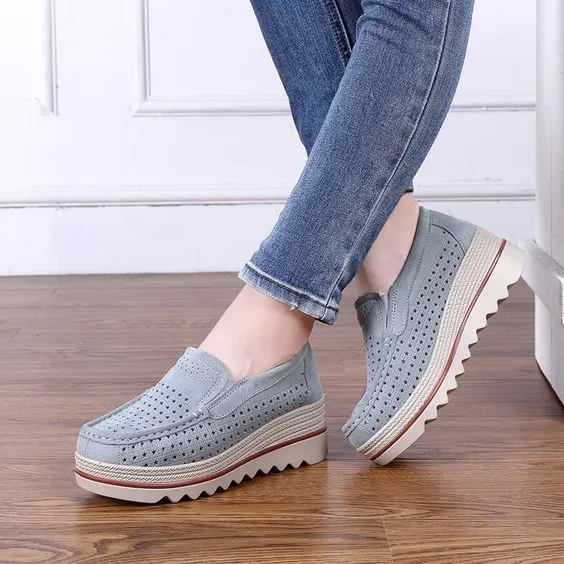 Trendy Hollow Out Platform Shoes