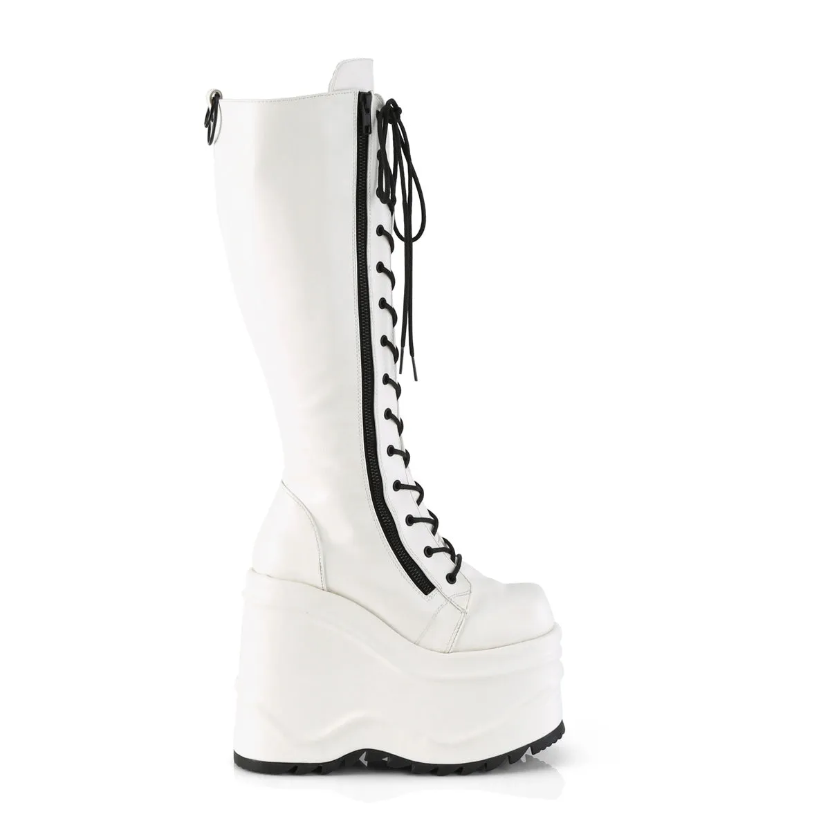 WAVE-200 Demoniacult Alternative Footwear Women's Knee High Boots