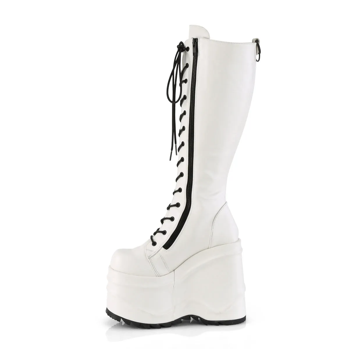 WAVE-200 Demoniacult Alternative Footwear Women's Knee High Boots