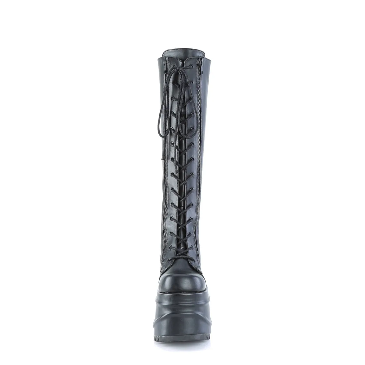 WAVE-200 Demoniacult Alternative Footwear Women's Knee High Boots