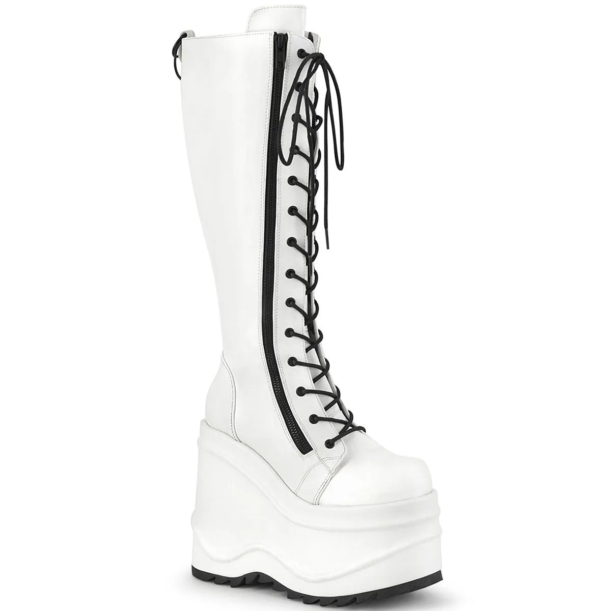 WAVE-200 Demoniacult Alternative Footwear Women's Knee High Boots