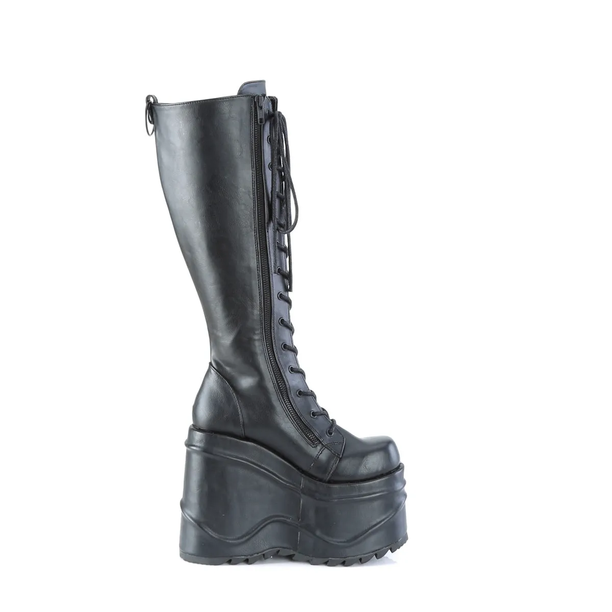 WAVE-200 Demoniacult Alternative Footwear Women's Knee High Boots